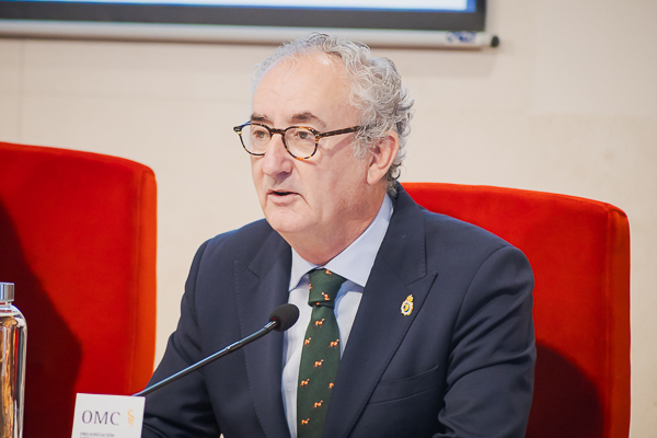 Tomás Cobo, presidente de la Organización Médica Colegial.