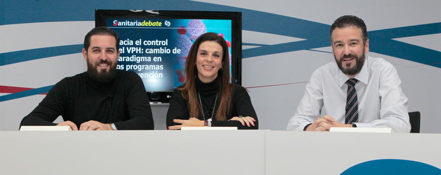 Jackie Calleja, Susana Granado y Jesús de la Fuente defienden la máxima cobertura vacunal del VPH conforme dicta el Ministerio de Sanidad.