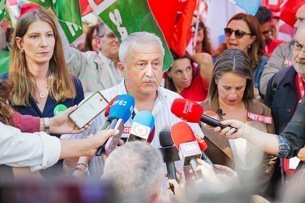 Humberto Muñoz, secretario general de FSS-CCOO.