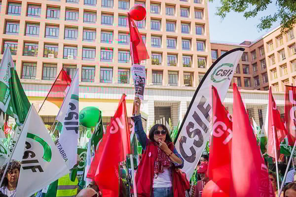 La reclasificació profesional y la jubilación anticipada han sido dos de las principales reivindicaciones más escuchadas.