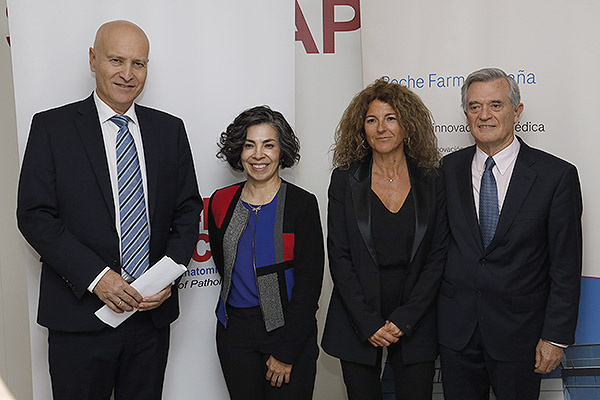 Stefanos Tsamousis, Adriana Rubio, Teresa Ramos y José Luis Rodríguez Peralta.