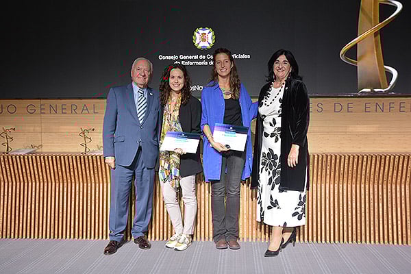 Florentino Pérez Raya, Lola Vera, María Escobar y Raquel Rodríguez.