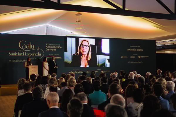 Un instante durante el discurso de Antonia María Pérez.