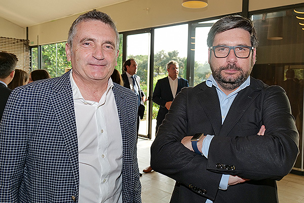 Jaume Raventós, director general de Korian España; y Antoni Grau, director clínico de Clariane España.