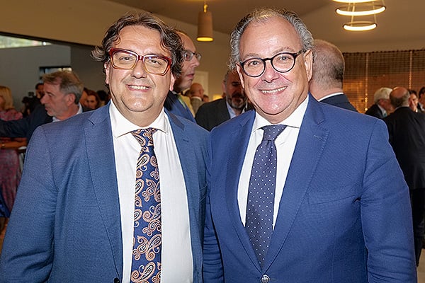 José María Vergeles y Ángel Luis Rodríguez de la Cuerda, secretario general de Aeseg. 
