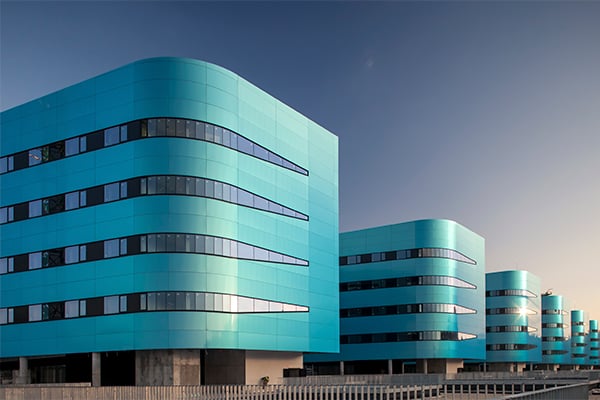 Exterior del Hospital Álvaro Cunqueiro.