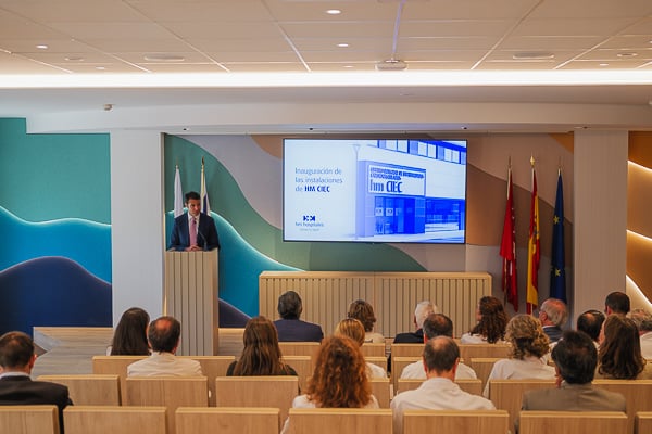 Un instante durante la inauguración del HM CEIC.