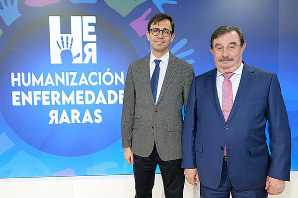 Juan José Ríos Blanco, director Médico del Hospital La Paz (Madrid); y Domingo del Cacho Malo.
