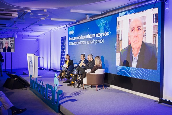 Un instante durante la Mesa de debate ‘Respuestas a la nueva realidad de la sanidad en España’.
