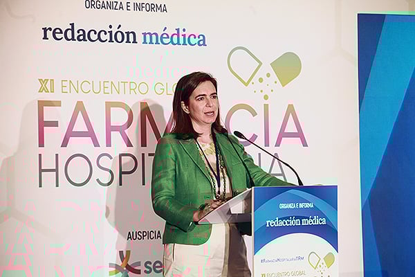 Cecilia Martínez, presidenta de la Sociedad Española de Farmacia Hospitalaria.