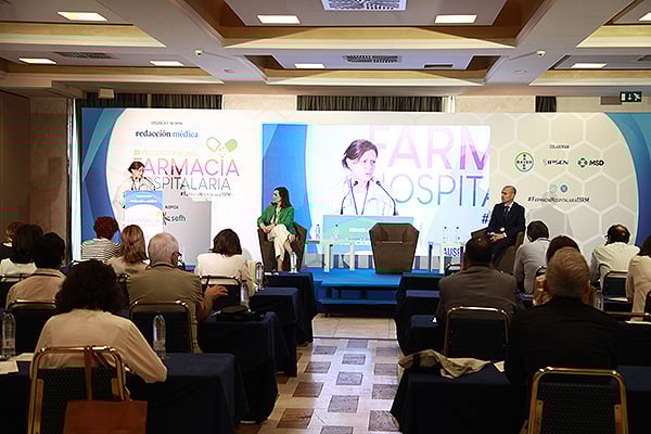 Aspecto de la sala durante la inauguración del XI Encuentro Global de Farmacia Hospitalaria.