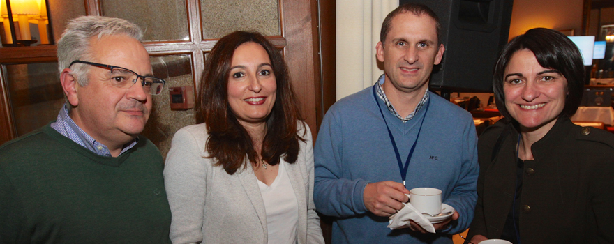 Carlos Somoza, subdirector del Área Quirúrgica de la EOXI de Lugo; María Jesús Taboada, directora de Enfermería de Lugo; Rafael Sánchez Fernández, director de Procesos de la misma EOXI y María José Cortés, directora ejecutiva del Hospital de Burela.