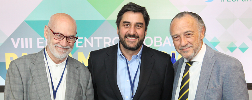 Lluis Bohigas, José Ignacio Echaniz, Portavoz de la Comisión de Empleo y Seguridad Social del PP, y José María Pino. 