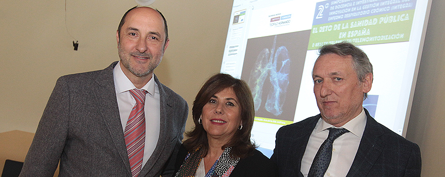 Antonio Fernández Moyano, jefe de Servicio de Medicina Interna en el Hospital S.Juan de Dios del Aljarafe (Sevilla); Consuelo Pereira Delgado, Hospital S.Juan de Dios de Aljarafe; Domingo Orozco, responsable de la Unidad de Investigación del Hospital Universitario Sant Joan d`Alacant. 