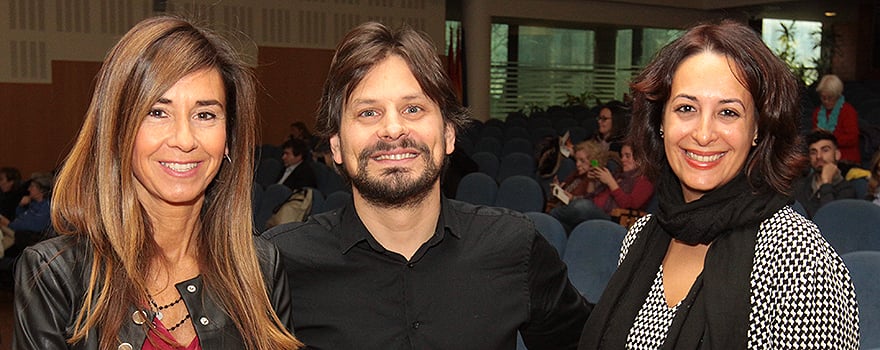 Montse Sánchez, Daniele Cipriani y Rocío Rosés.