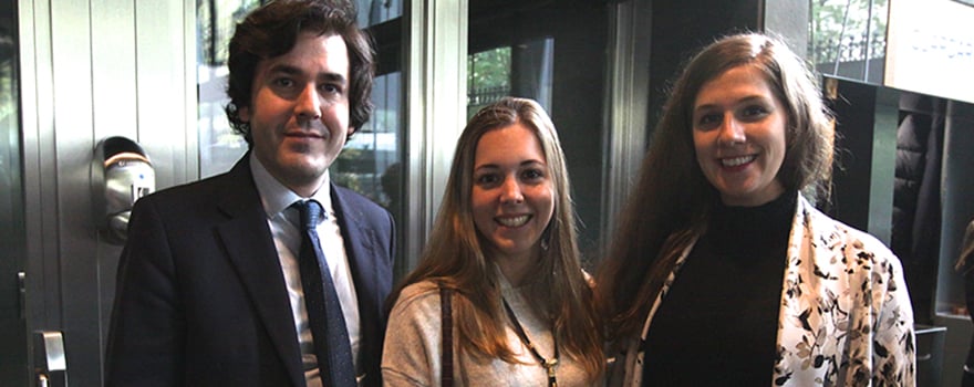 Rodolfo Moreno, Rocío Marcos y Paula Herranz, todos de Silo.