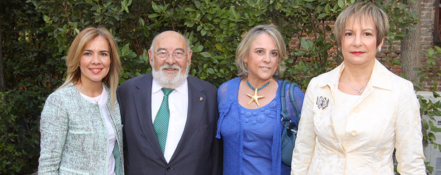Miriam Rabaneda, directora de Investigación y Planificación de la Consejería de Sanidad de Madrid; Rafael García Gutiérrez; María Dolores Rubio; y Mari Luz de los Mártires, gerente asistente del Sermas.