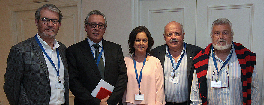 Ricardo Canals; Tomás Toranzo; Catalina Montserrat García; Jesús Aguirre y Pedro Manuel Hernández, exsenador del PP.