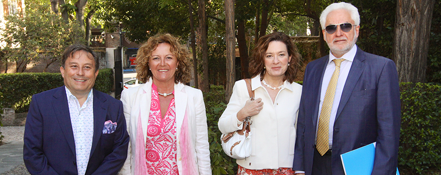 José Miguel Rodríguez González-Moro, jefe de Servicio de Neumología del Hospital Universitario Príncipe de Asturias y director de Relaciones Institucionales de Separ; Mari Ángeles Rodríguez, directora de Enfermería del Hospital Infanta Leonor; Carmen Pantoja, directora gerente del Hospital Infanta Leonor y Pablo Calvo, director general de Recursos Humanos y Relaciones Laborales de la Consejería de Sanidad de la Comunidad de Madrid.