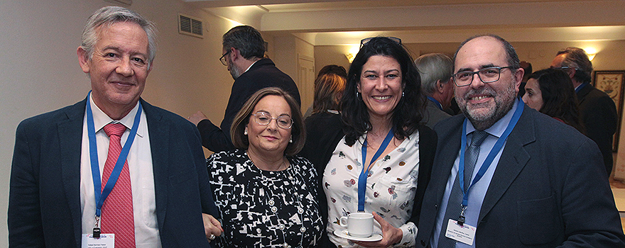 Rafael Bermejo, responsable del Grupo de Programas y Sectorial de Salud de Ciudadanos de Córdoba; Pilar Bartolomé; Encarna Cardo y Carlos Moreno.