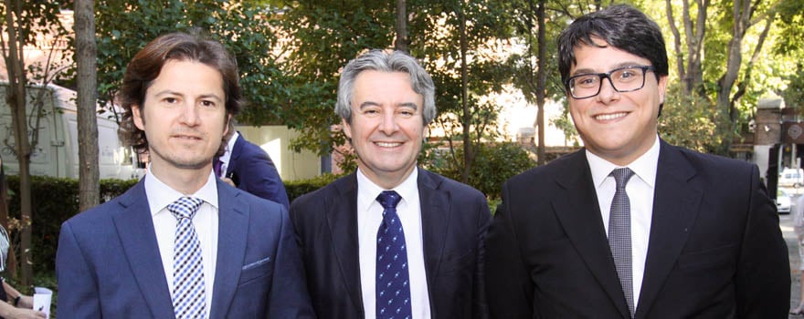 Óscar López, Rubén Moreno y Javier Leo.