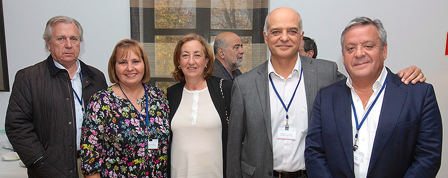 José Luis Álvarez-Sala; Victoria Gallardo; María José Tabuenca, médico nuclear del Hospital 12 de Octubre; Juan Antonio Vargas y Julio Ancochea.