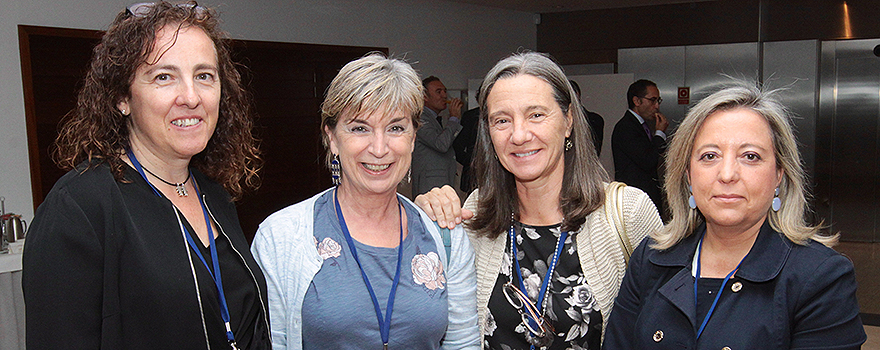 María Jesús Rodríguez; Pilar de Lucas; Francisca Lourdes Márquez y Elena Bollo.