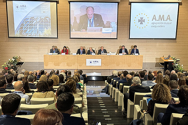 Aspecto de la sala durante la Asamblea general de AMA.