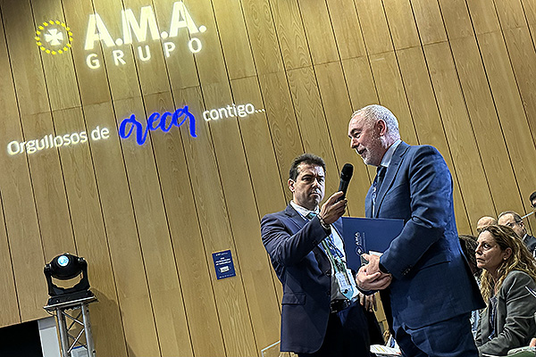Francisco Miralles,  momento del nombramiento como consejero de AMA.
