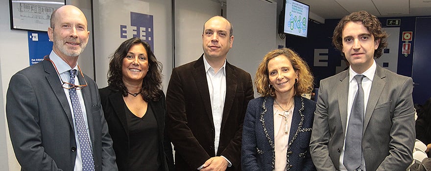 Carlos Sisternas, Ana Arce, Borja Polo, Elena Mateo y Pablo Crespo, todos de Fenin.