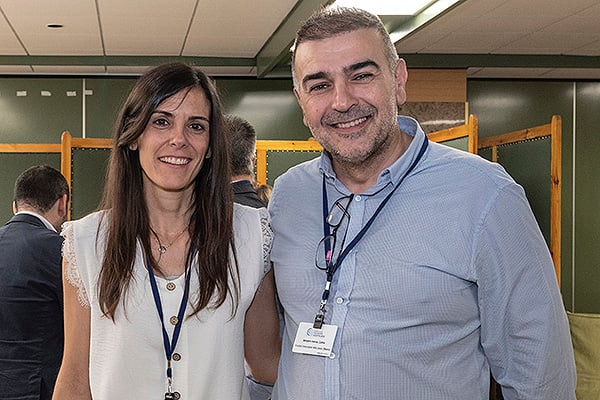 Beatriz Blanco, jefe de Área del Sermas; y Carlos Sempere, subdirector de Gestión del Hospital Niño Jesús.