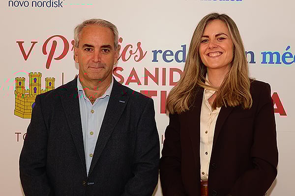 Alfonso Macias y Olga Duran, miembros del Servicio de Cardiologia del Hospital Universitario Nuestra Señora del Prado de Talavera de la Reina.