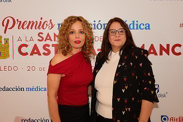Perpetua Casas, coordinadora de Asem Castilla-La Mancha; y Begoña Martín, presidenta de Asem Castilla-La Mancha.