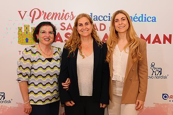Julia Pareja, pediatra de Paliativos Pediátricos del Hospital de Ciudad Real; Gema Arriola, jefa de Sección de Paliativos Pediátricos del Hospital de Guadalajara, y Alicia Jiménez, pediatra de Paliativos Pediátricos del Hospital de Albacete.