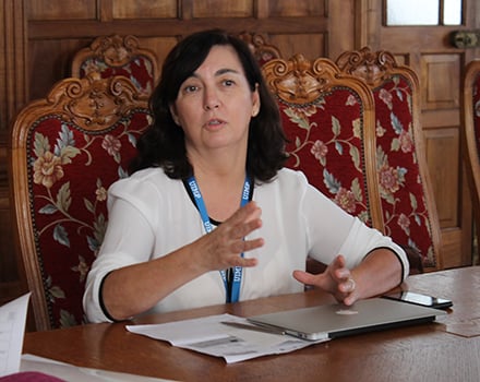 Cristina Grávalos,  Cristina Grávalos, coordinadora de la Oficina Regional de Coordinación Oncológica de la Comunidad de Madrid.