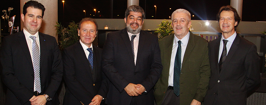 José Andrés Santos, Martín Sellés, Carlos Dueñas y Agustín Álvarez y Ramón Frexes.