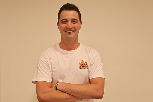 Javier Montes, portavoz sanitario de Adelante Andalucía.