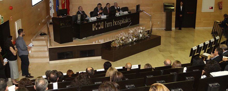 Vista general de la sala durante el I Encuentro Medicina en el siglo XXI, celebrado en el auditorio de HM Sanchinarro. 