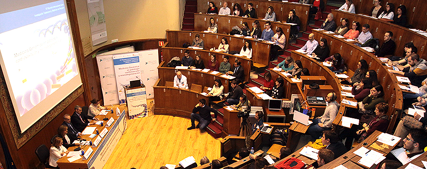 Vista general del Aula Magna del Hospital Fundación Jiménez Díaz.