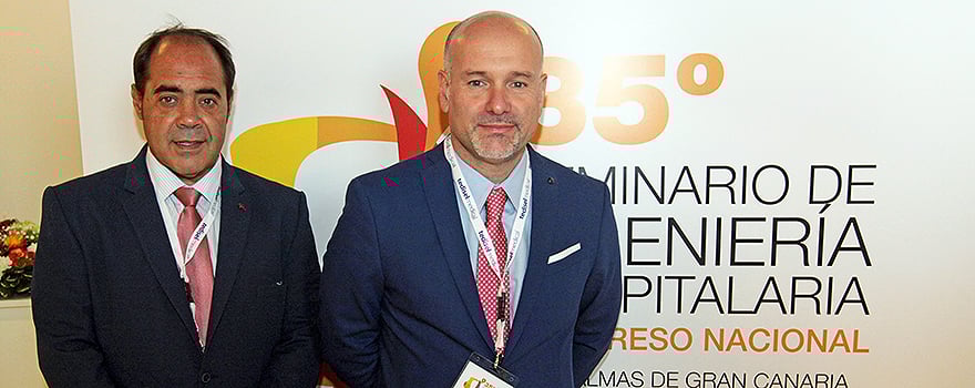 Javier Guijarro y Luis Mosquera, en un momento del congreso. 