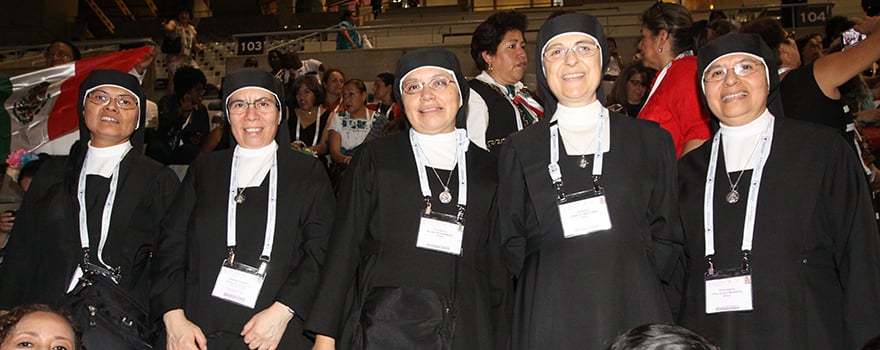 Enfermeras de la Orden Hermanas Josefina de la Caridad de Barcelona.