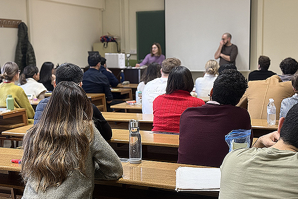 Una de las aulas del examen MIR. 