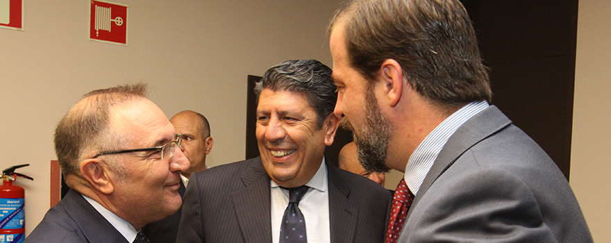 Baltar, Vilches y Carlos Rus, secretario general de ASPE.