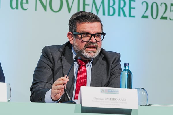 Gustavo Pasiro, presidente del Consejo General de Colegios de Fisioterapeutas de España.