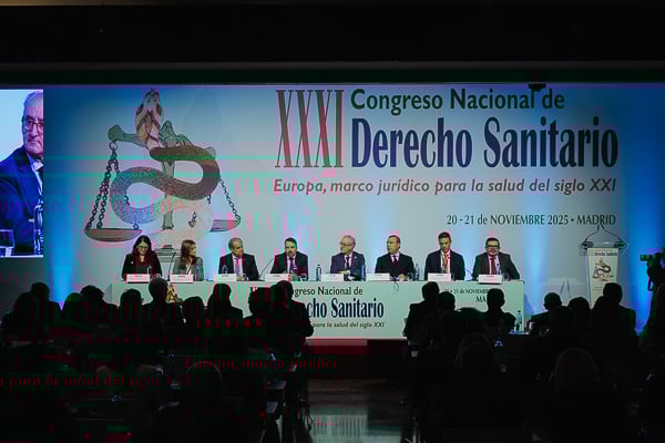 Un instante durante la inauguración del XXXI Congreso Nacional de Derecho Sanitario.