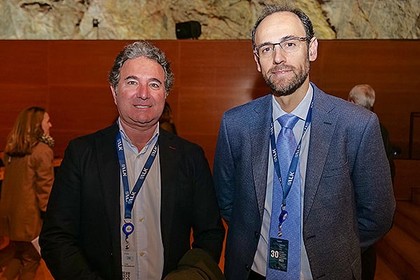 Luís Guinot, director general de Separ; José Luís García, coordinador del Área de Cirujía Torácica.