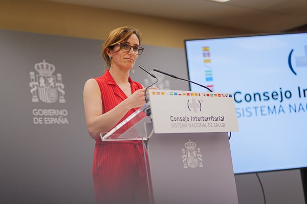 Mónica García, ministra de Sanidad.