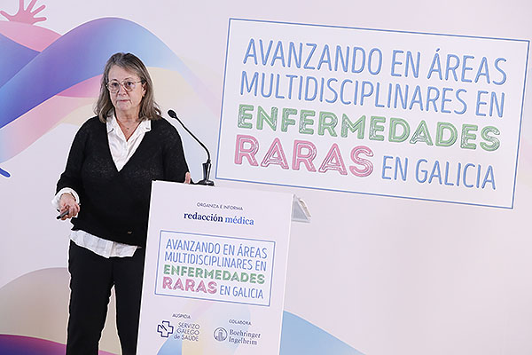 Isabel Martín durante su intervención.