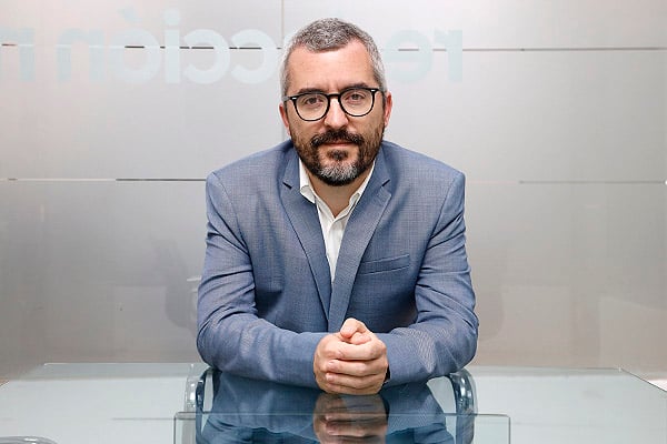 Javier Padilla, en las instalaciones de Redacción Médica.