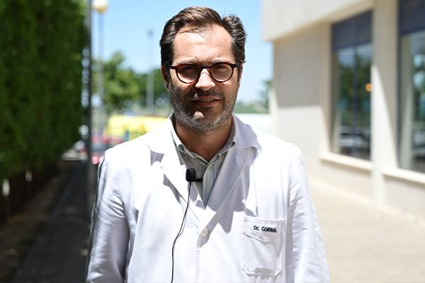 Jesús Corral, jefe de Servicio de Oncología Médica del Hospital Universitario de Jerez